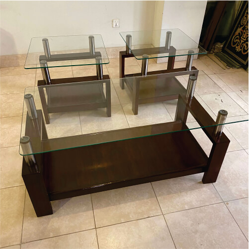 Solid Wood Table Set – Abu Atif Furniture