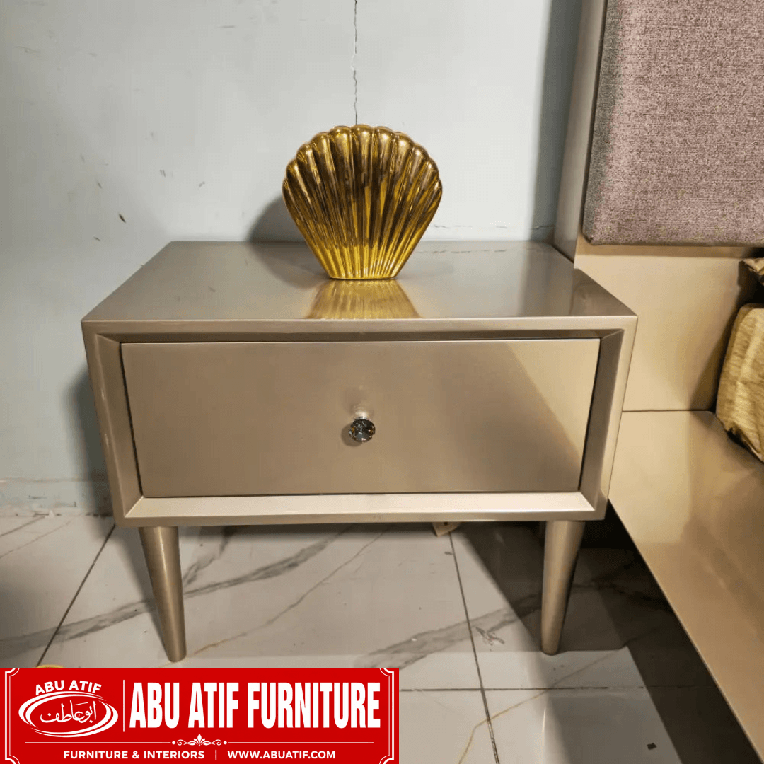 Modern Complete Bedroom Set with Upholstered Bed and Dressing Table (2)